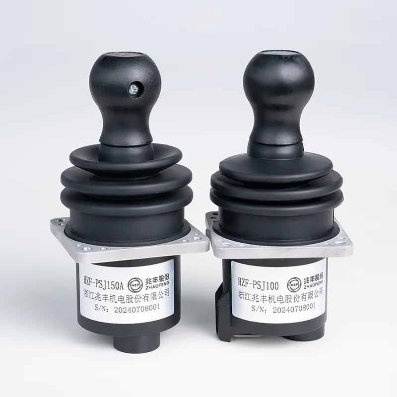 Liukumaton sähköinen ohjauskahva teollisuusajoneuvoihin